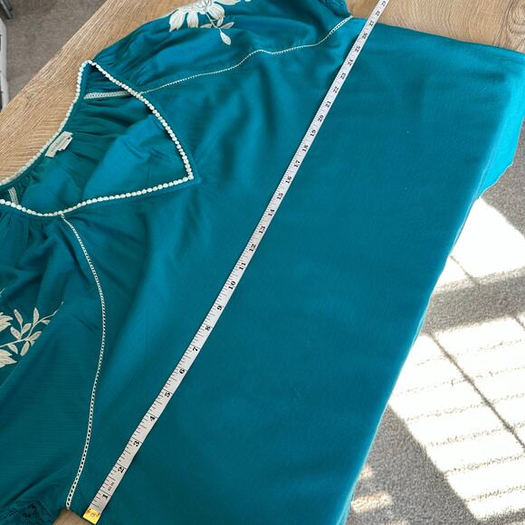 Sundance Naomi Isles Embroidered Boho Blouse Top XXL - Picture 11 of 12